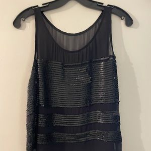 Parker Silk Sequin Top